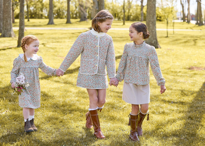 Hallie Top - James Floral Girl Shirt Little English 