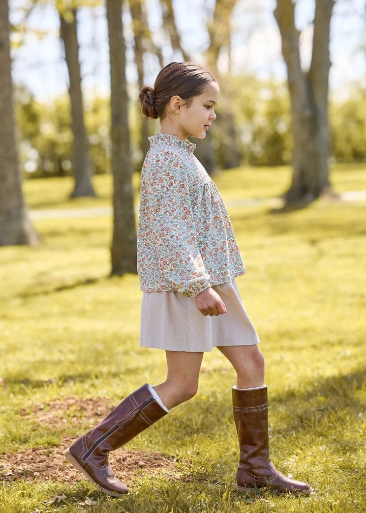 Hallie Top - James Floral Girl Shirt Little English 