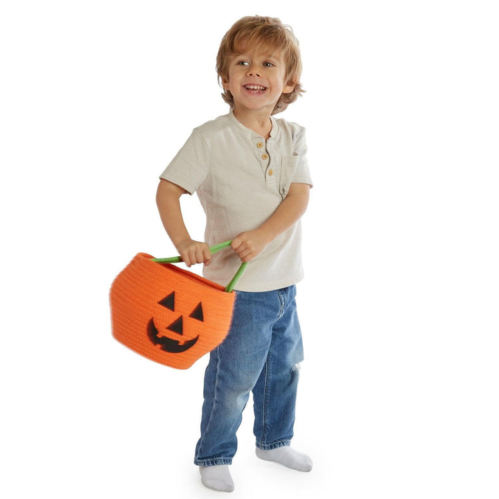 Halloween Cotton Rope Basket Halloween Bag Two's Company 