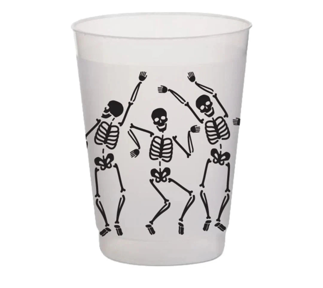 Halloween Dancing Skeletons Shatterproof Cups Drinkware Rosanne Beck 