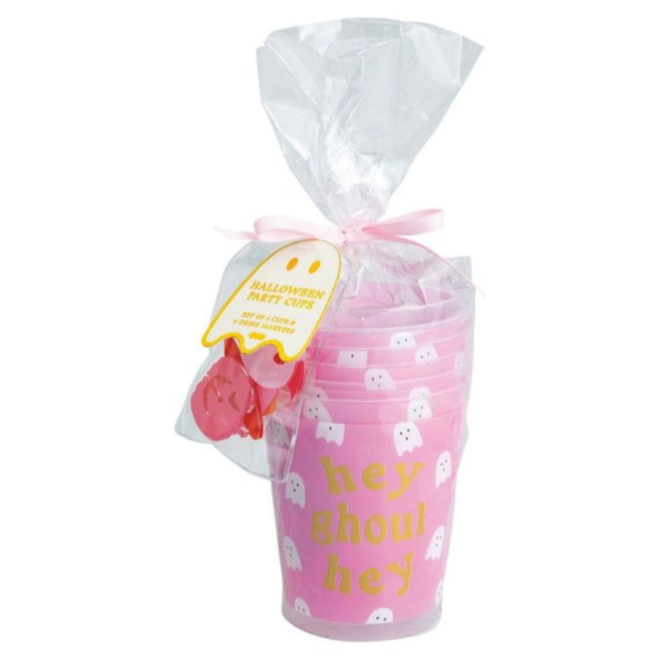 Halloween Party Cup Sets Drinkware MudPie Hey Ghoul Hey 