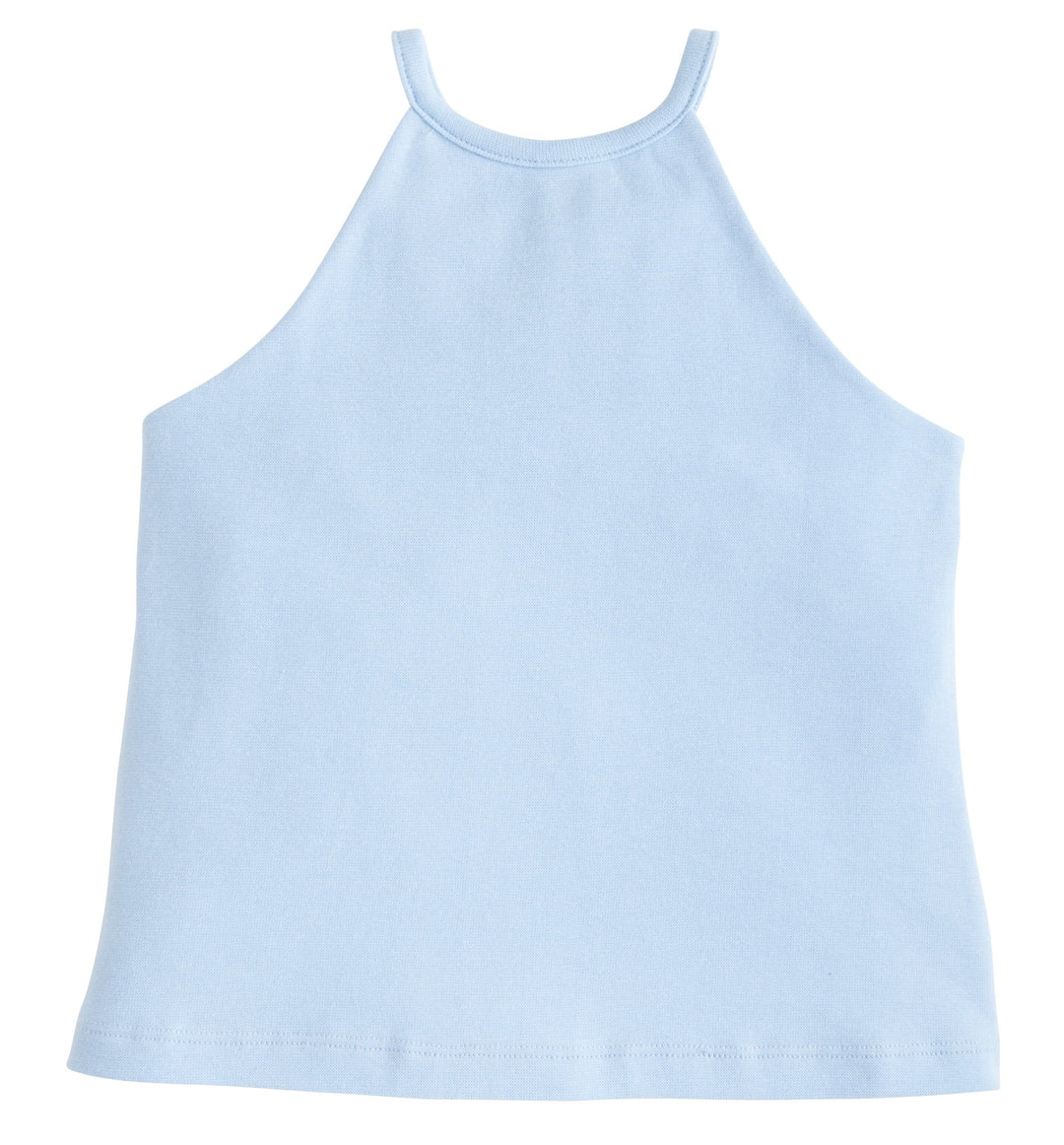 Halter Top - Light Blue Girl Shirt Bisby 