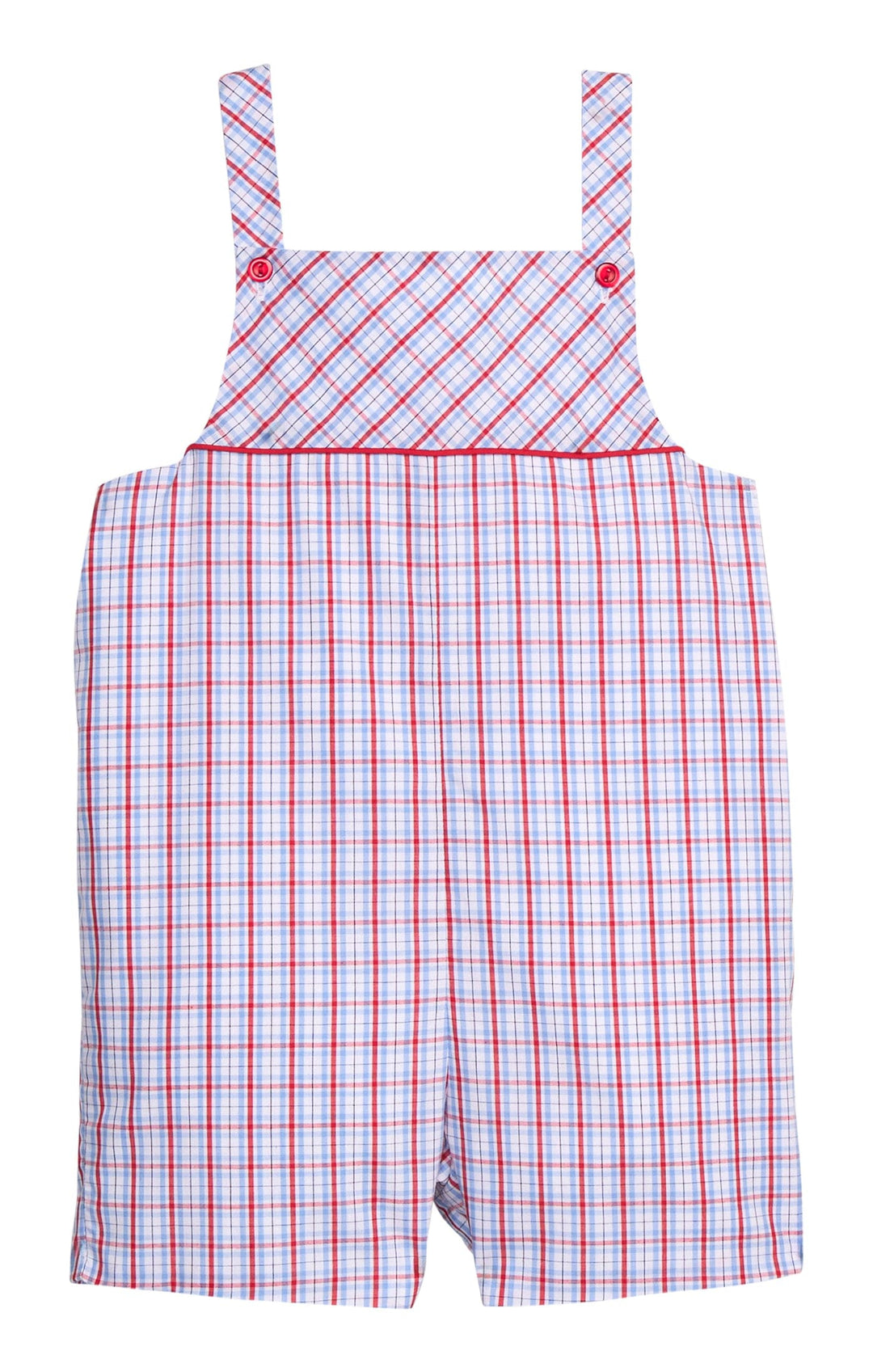 Hampton Shortall- Patriotic Plaid Boy Jon Jon Little English 