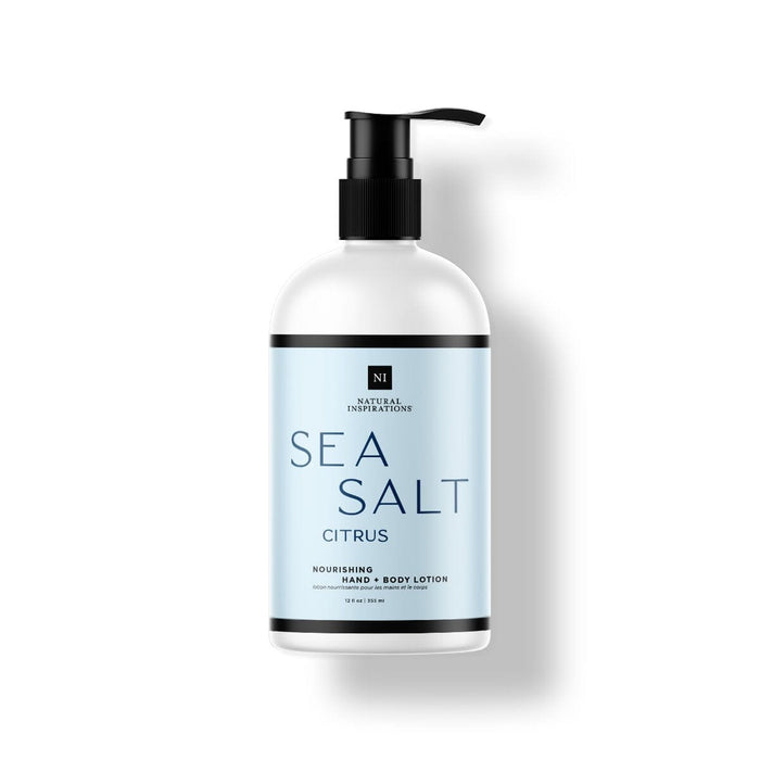 Hand and Body Lotion - Sea Salt Citrus Men's Skin Care Natural Inspirations 