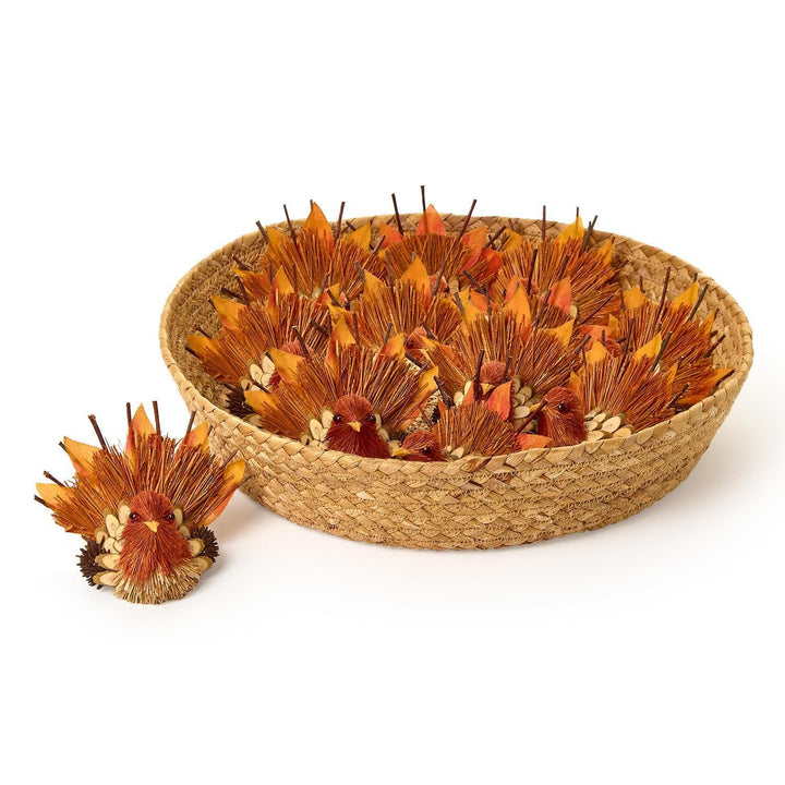 Hand-Crafted Turkey Place Card Holder Fall Decor Two's Company 