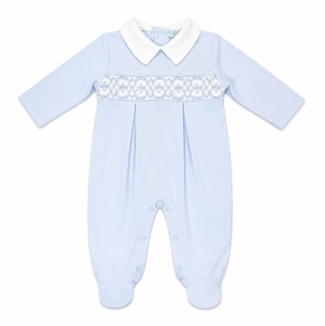 Hand Smocked Boys Footie Boy Footie Baby Threads 
