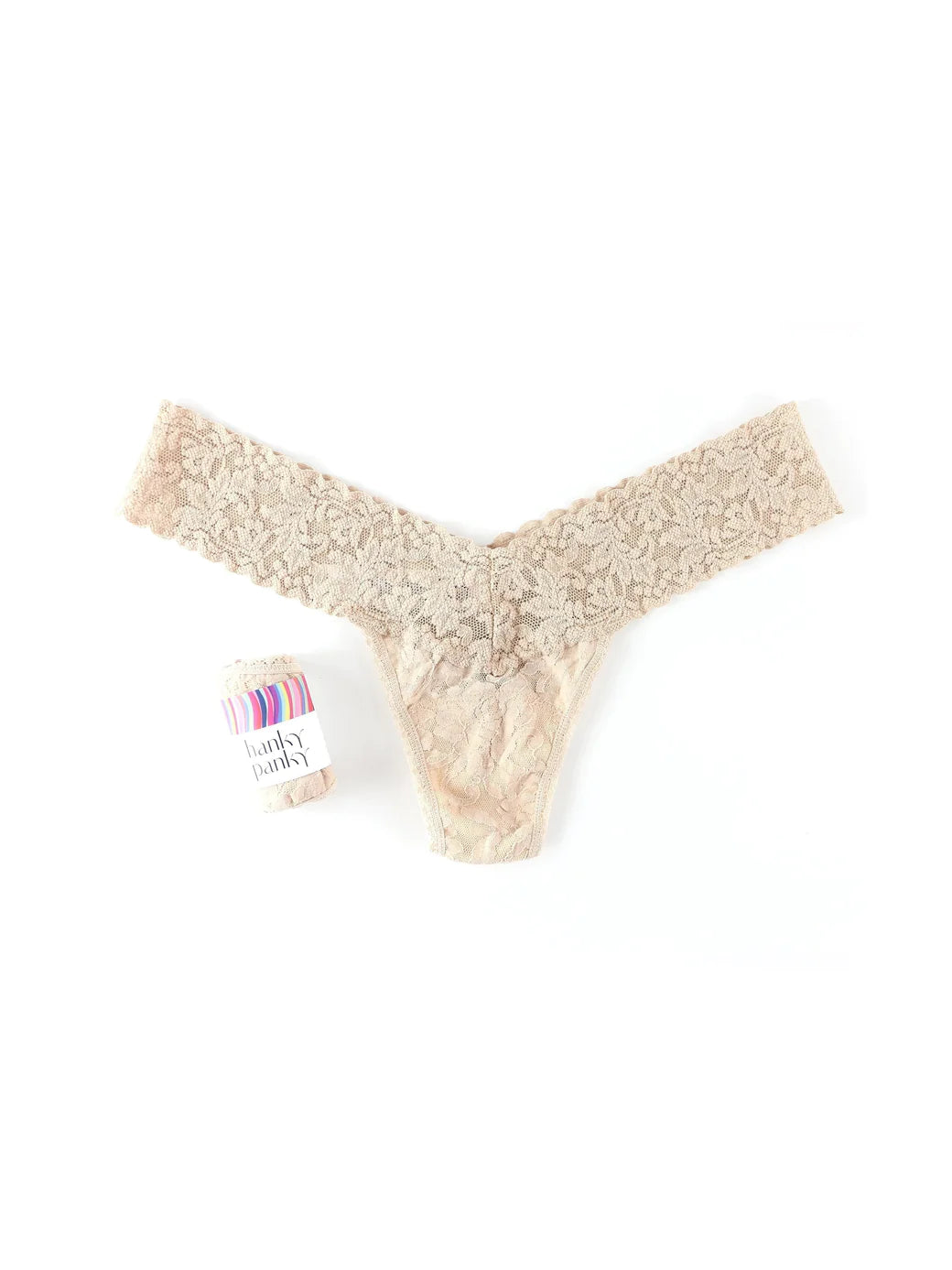 Hanky Panky Low Rise Thong Under Garment Hanky Panky Chai 
