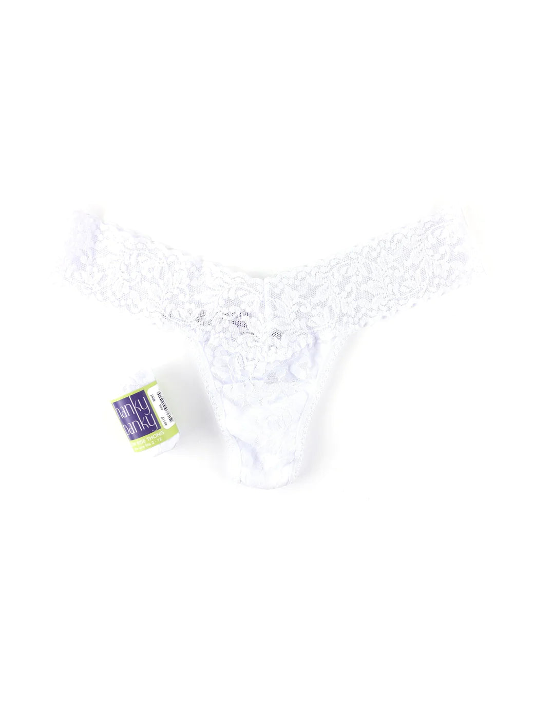 Hanky Panky Low Rise Thong Under Garment Hanky Panky White 