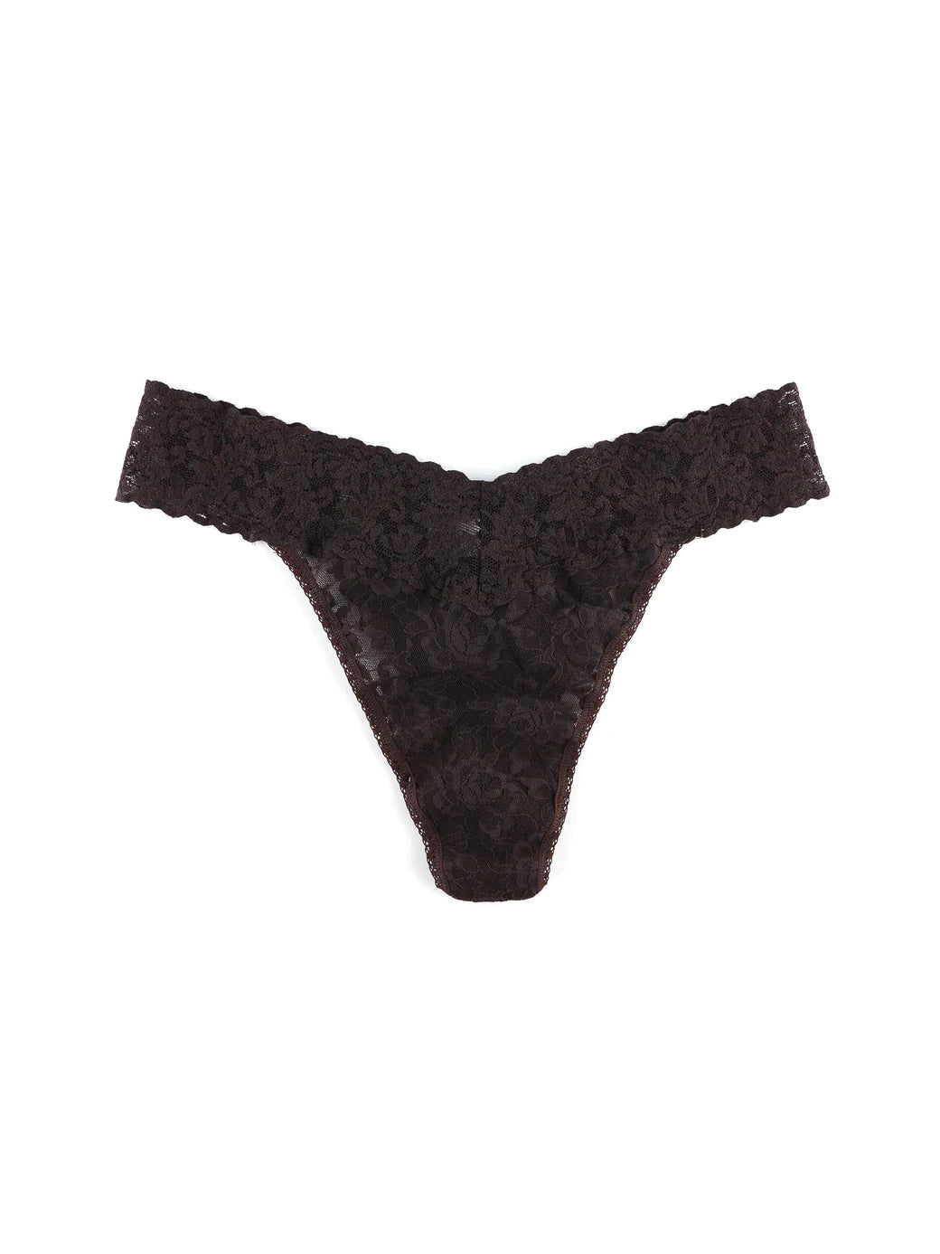 Hanky Panky Original Thong Under Garment Hanky Panky Chocolate Noir Brown 
