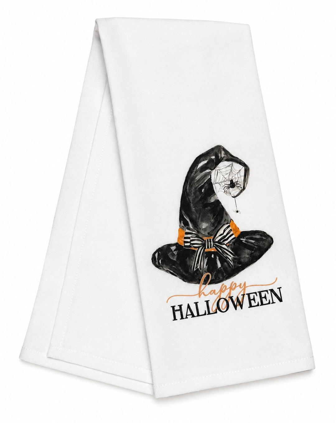 Happy Halloween Witch's Kitchen Towel Kitchen Towel Rosanne Beck 