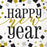 Happy New Year - Black, Gold, and Silver Cocktail Napkin Cocktail Napkins Party Expo LLC 