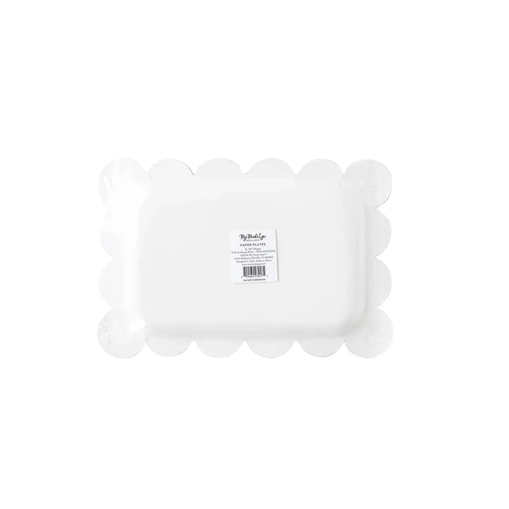 Happy New Year Nye Scallop Paper Plates Paper Products My Mind's Eye 