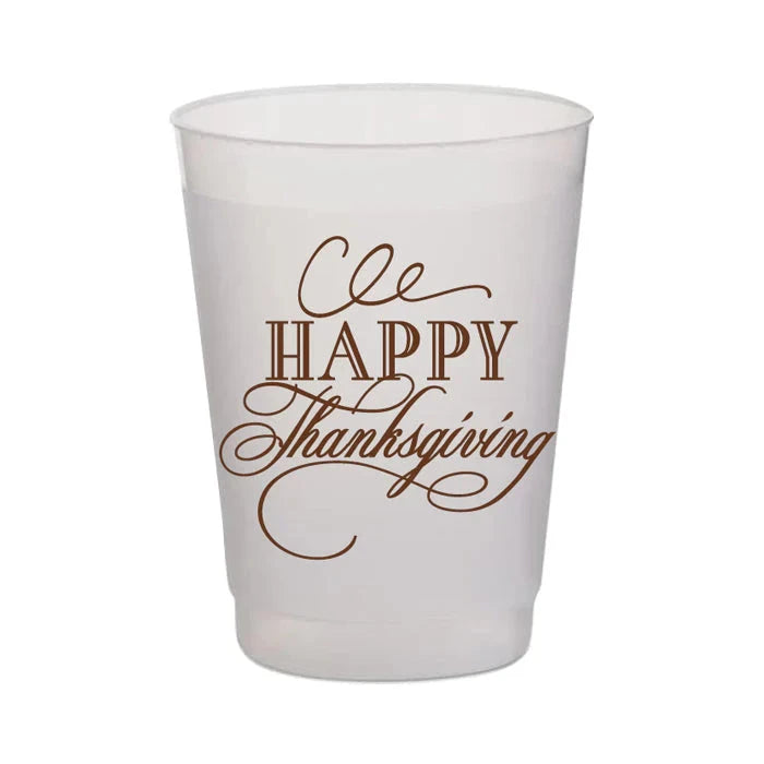 Happy Thanksgiving Shatterproof Cup Drinkware Rosanne Beck 
