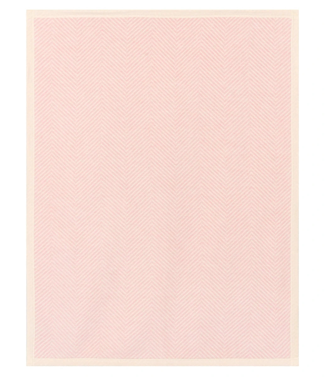 Harborview Herringbone Ballet Pink Mini Baby Blanket ChappyWrap 