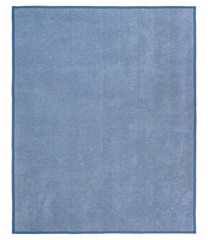 Harborview Herringbone Cornflower Blanket: Original Blanket ChappyWrap 