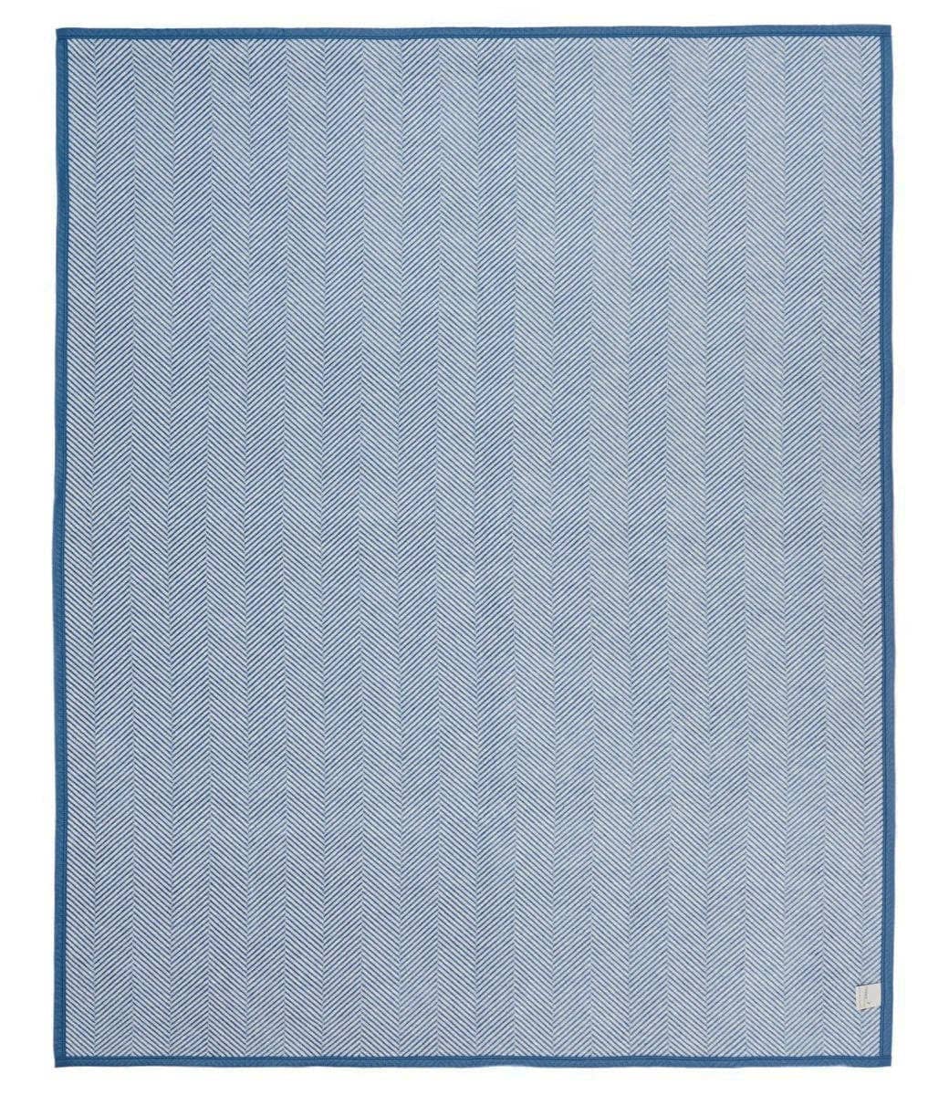Harborview Herringbone Cornflower Blanket: Original Blanket ChappyWrap 