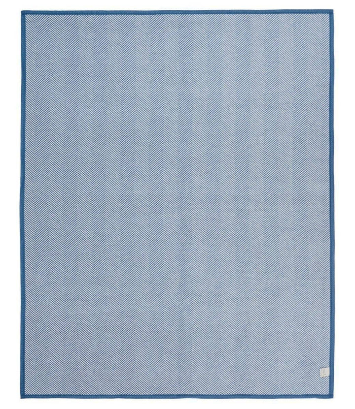 Harborview Herringbone Cornflower Blanket: Original Blanket ChappyWrap 