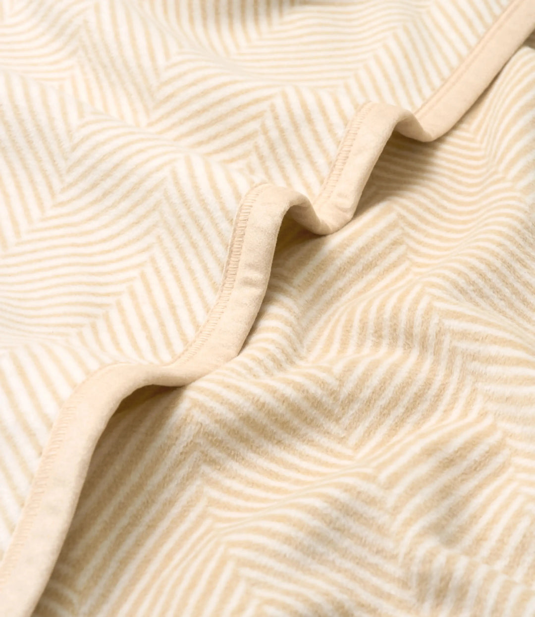 Harborview Herringbone Cream Blanket Blanket ChappyWrap 