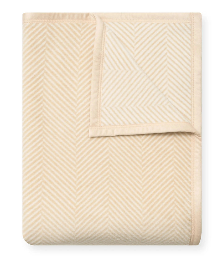 Harborview Herringbone Cream Blanket Blanket ChappyWrap 