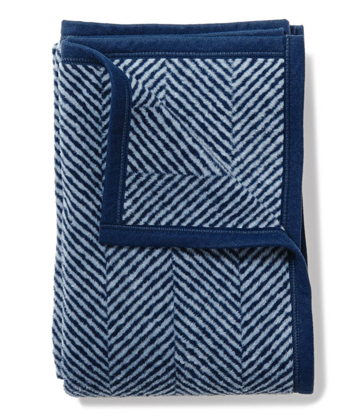 Harborview Herringbone Navy Blanket: Original Blanket ChappyWrap 