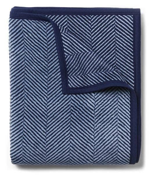 Harborview Herringbone Navy Blanket: Original Blanket ChappyWrap 