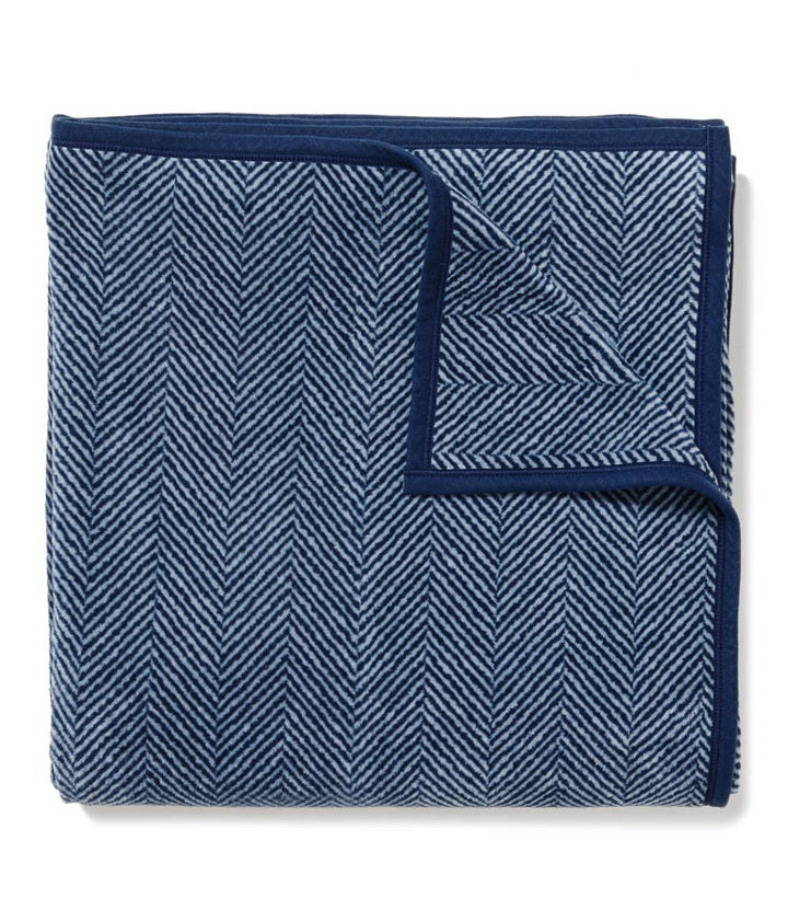 Harborview Herringbone Navy Blanket: Original Blanket ChappyWrap 