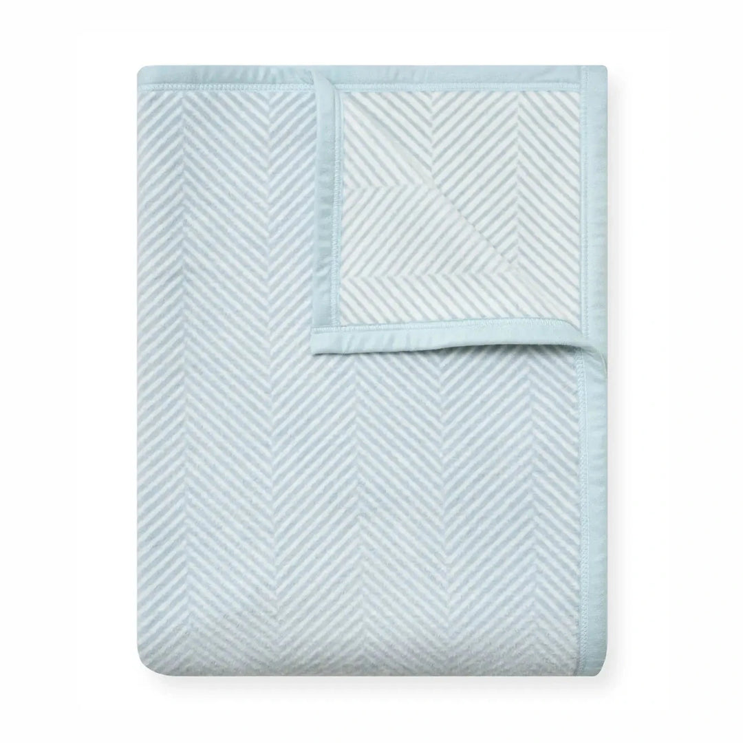 Harborview Herringbone Sky Blanket Blanket ChappyWrap 
