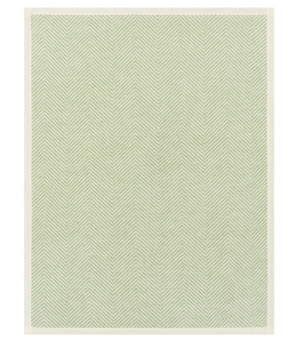 Harborview Herringbone Sprout Green Mini Blanket Baby Blanket ChappyWrap 