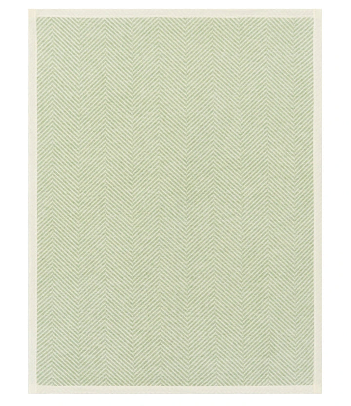 Harborview Herringbone Sprout Green Mini Blanket Baby Blanket ChappyWrap 