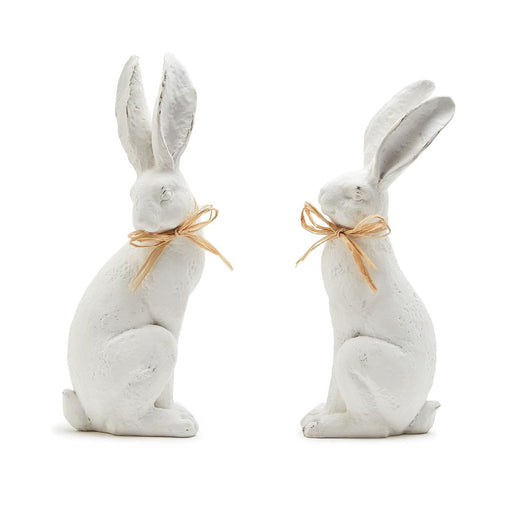 Hare Comes Easter White Rabbit Easter Decorations Two's Company 