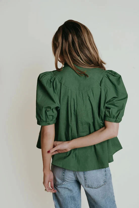 Harris Top - English Green Womens Shirt LaRoque 