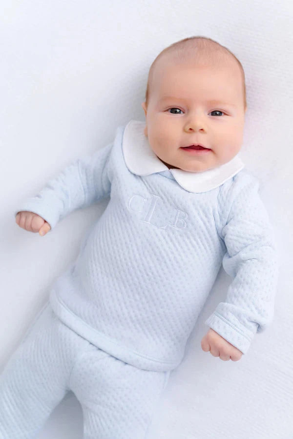 Hart's Hold Me Jacquard Set - Buckhead Blue Boy Set Beaufort Bonnet 