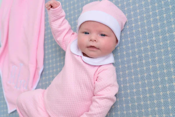 Hart's Hold Me Jacquard Set - Palm Beach Pink Girl Pant Set Beaufort Bonnet 