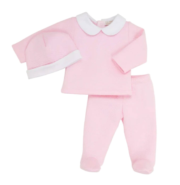 Hart's Hold Me Jacquard Set - Palm Beach Pink Girl Pant Set Beaufort Bonnet 
