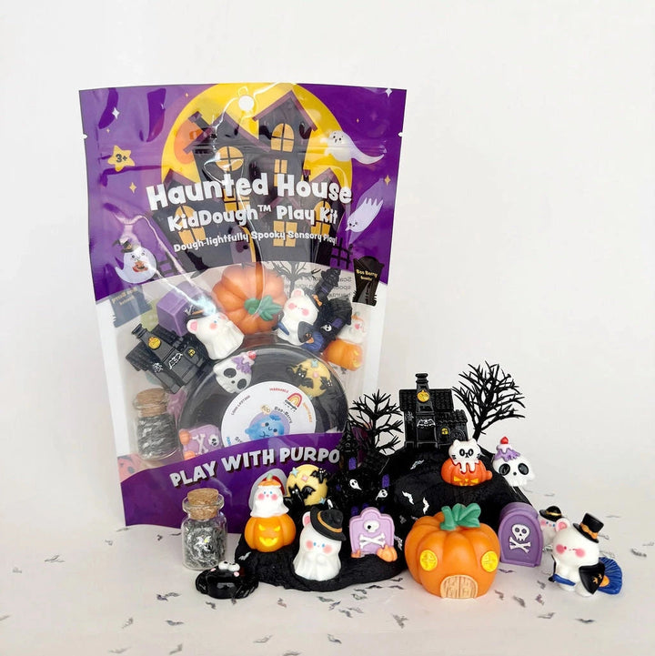 Haunted House Kiddough Play Kit Toy Craft Kits Earth Grown KidDoughs 