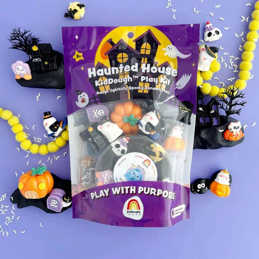 Haunted House Kiddough Play Kit Toy Craft Kits Earth Grown KidDoughs 