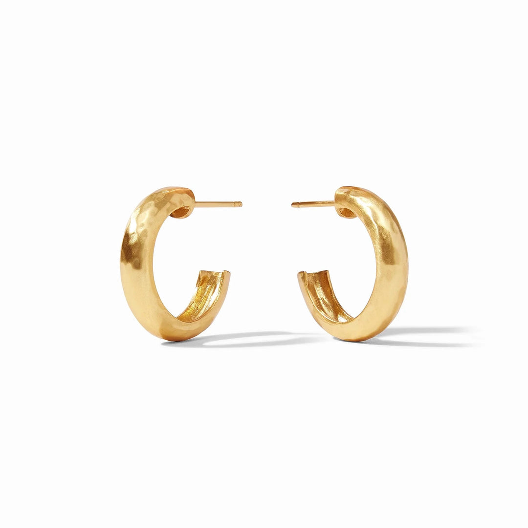 Havana Hoop Earrings - Gold Womens Earrings Julie Vos Small 