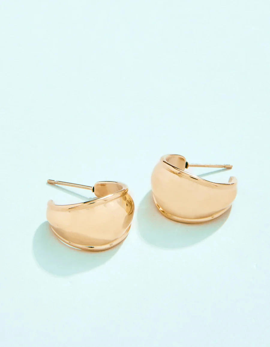 Hawser Hoop Earrings - Gold Womens Earrings Spartina 