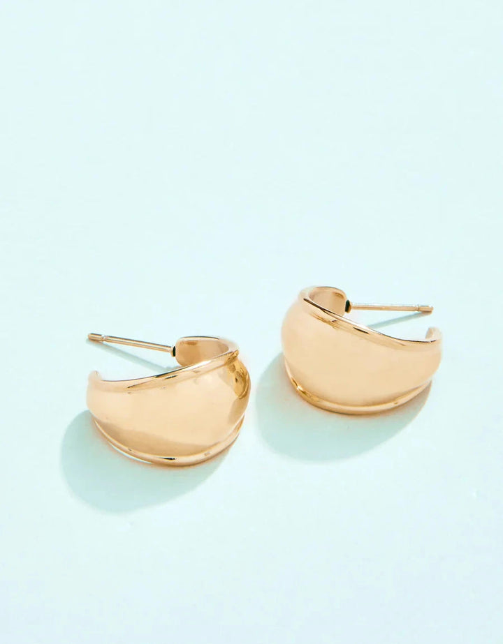 Hawser Hoop Earrings - Gold Womens Earrings Spartina 
