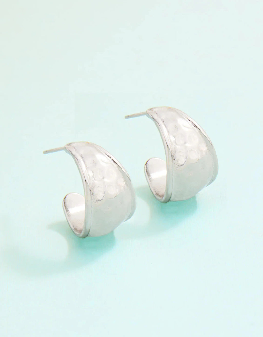 Hawser Hoop Earrings - Silver Womens Earrings Spartina 