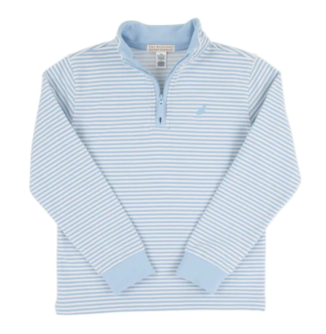 Hayword Half-Zip - Beale Street Blue Stripe Boy Sweater Beaufort Bonnet 