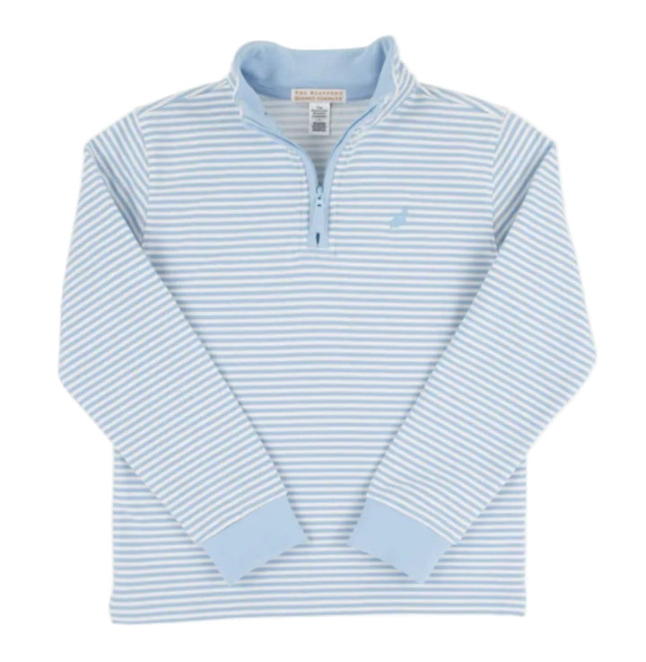 Hayword Half-Zip - Beale Street Blue Stripe Boy Sweater Beaufort Bonnet 