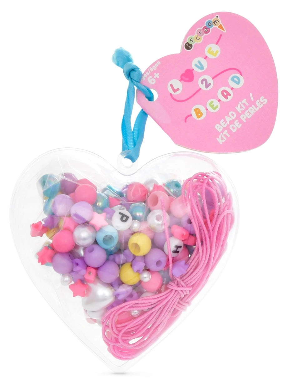 Heart Bead Kit Set Girl Bracelet Great Pretenders 