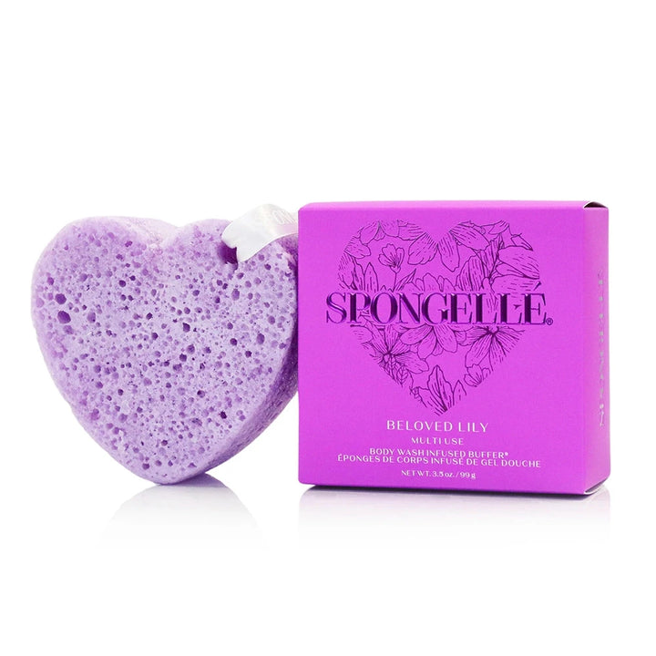 Heart Buffer - Beloved Lily Bath Soap Spongelle 
