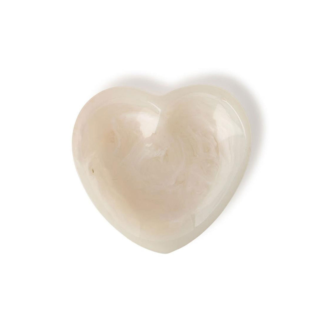 Heart Dish Decorative Bowl Two's Company White 