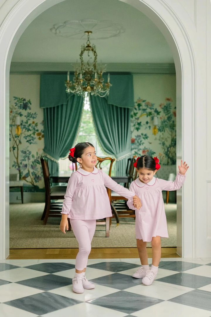 Heart Yoke Dress Girl Dress Proper Peony 