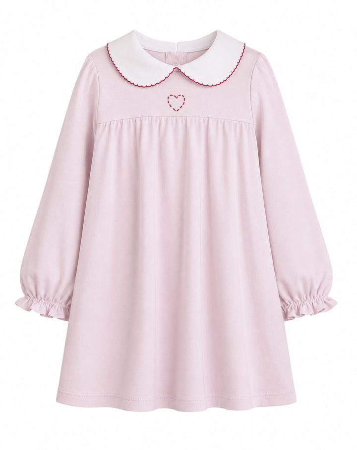 Heart Yoke Dress Girl Dress Proper Peony 