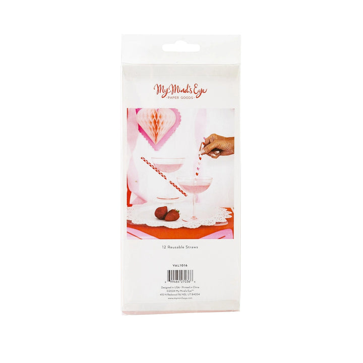 Heart You Reusable Straws Drinking Straws My Mind's Eye 