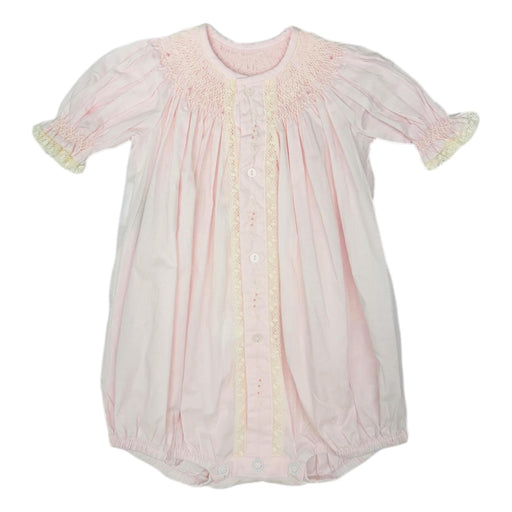 Heirloom Pink Bubble with Lace Trim Girl Bubble Remember Nguyen - Baby Sen 