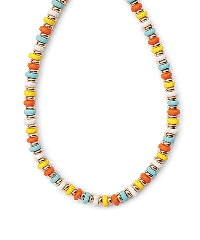 Heishi Bead Necklace Womens Necklace Golden Stella Multi 